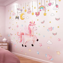 Load image into Gallery viewer, Unicorn Moon Wall Stickers