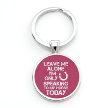 Load image into Gallery viewer, I Love Dressage Riding Keychain