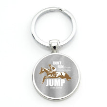 Load image into Gallery viewer, I Love Dressage Riding Keychain