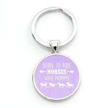 Load image into Gallery viewer, I Love Dressage Riding Keychain