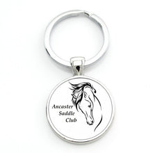 Load image into Gallery viewer, I Love Dressage Riding Keychain