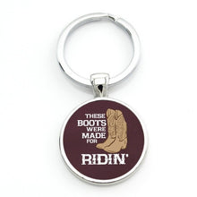 Load image into Gallery viewer, I Love Dressage Riding Keychain