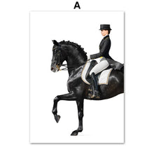 Load image into Gallery viewer, Dressage Horse Wall Art Canvas
