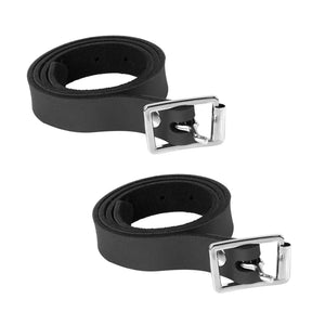 Riding Leather Spur Straps with Alloy Buckle