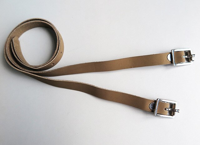 Riding Leather Spur Straps with Alloy Buckle