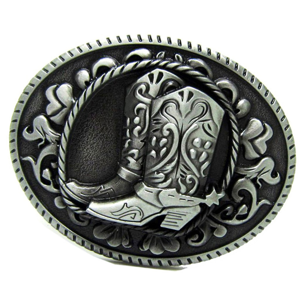 Vintage Western Cowboy Belt Buckle