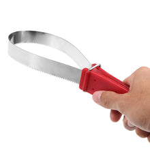 Load image into Gallery viewer, Stainless Steel Equine Sweat Scraper Horse Shedding Grooming Tool Deshedding Cleaning Loop Comfortable Grip Riding Equipment
