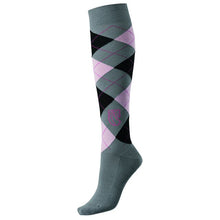 Load image into Gallery viewer, Pramoda Horse Riding socks men and women Checked Knight Long Socks Equestrian boots long sport socks
