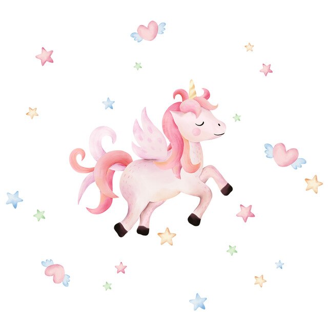 Unicorn Moon Wall Stickers