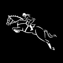 Load image into Gallery viewer, Jumper Horse Vinyl Car Decals
