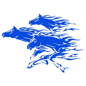 Horses Wall Art Decals Waterpoof Peel & Stick Vinyl