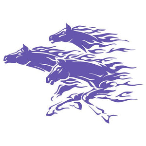 Horses Wall Art Decals Waterpoof Peel & Stick Vinyl