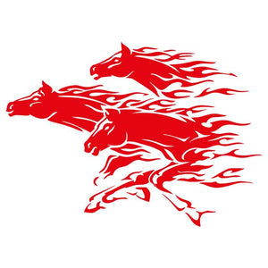 Horses Wall Art Decals Waterpoof Peel & Stick Vinyl