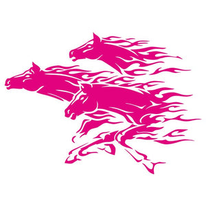 Horses Wall Art Decals Waterpoof Peel & Stick Vinyl