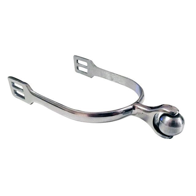 Stainless Steel Riding Spurs With Roller Ball