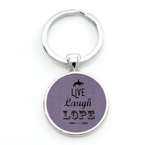 I Love Dressage Riding Keychain