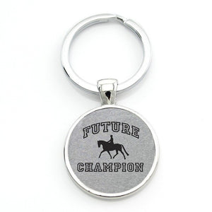 I Love Dressage Riding Keychain