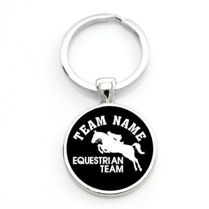 I Love Dressage Riding Keychain