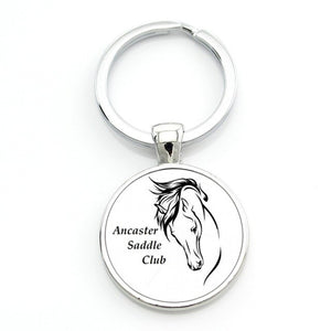 I Love Dressage Riding Keychain