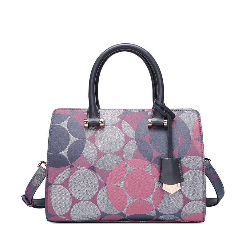 Flowered Messenger Bag